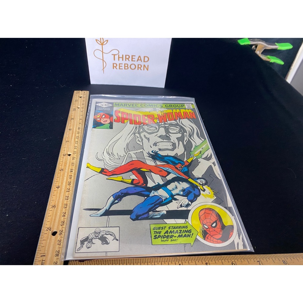 Spider-Woman Comic Book Issue 40 Marvel Comics Group Guest‎  Spider-Man
